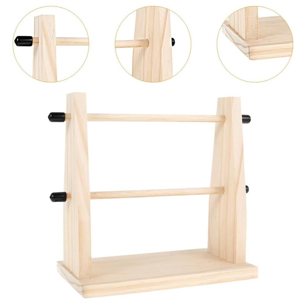Manual Wool Storage Rack Vertical Rotating Yarn Spool Organizer Yarn Winder Thread Holder  Knitting