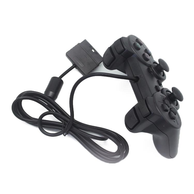 Проводной геймпад 1,7 м для PS2, джойстик с двойной вибрацией, геймпад для Playstation 2