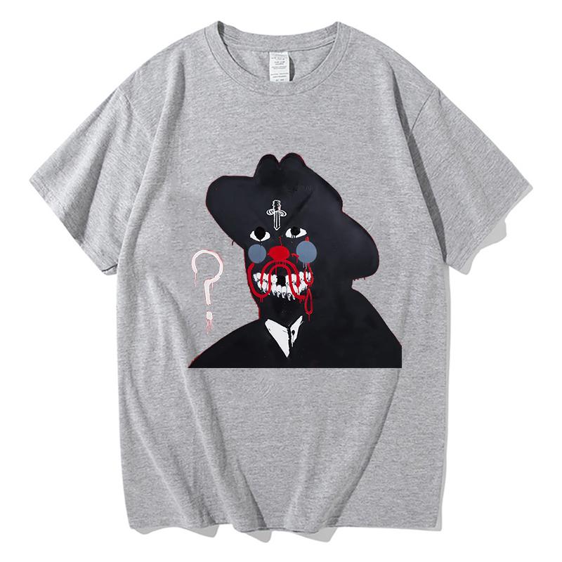 21 Savage WHAT HAPPENED TO THE STREETS Print Tshirt Album Tshirts Short Sleeve Cotton Male Tees Unisex Loose Unisex Unisex T Shirts