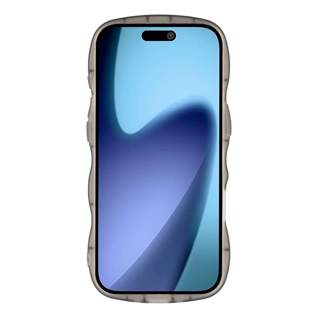 For iPhone Air Case Wavy Edge Epoxy TPU Shockproof Phone Cover