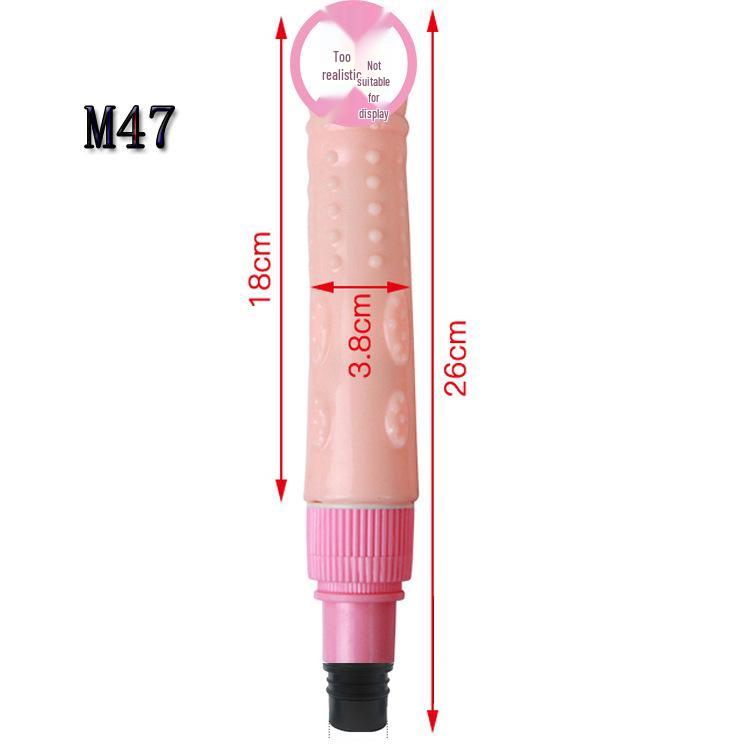 Fascial Gun Dildo Head Vibrator for Erotic Simulation (18~19mm)
