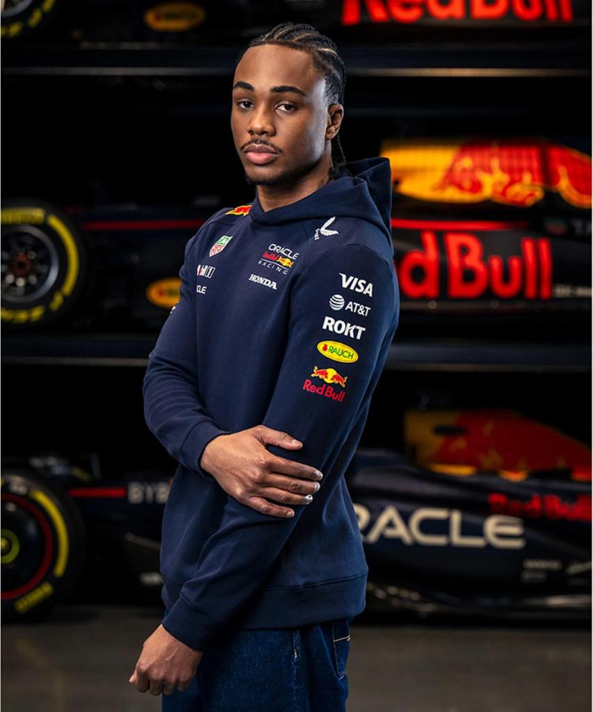 PUM'S Oracle Red Bull Racing Team Pullover Hoodie 2025 / TU9872-020 (JP, Alphabet, M, Standard, Navy)