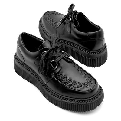 Готические ботильоны на платформе, панк-рок, на массивном каблуке, женская обувь, в темном милом стиле