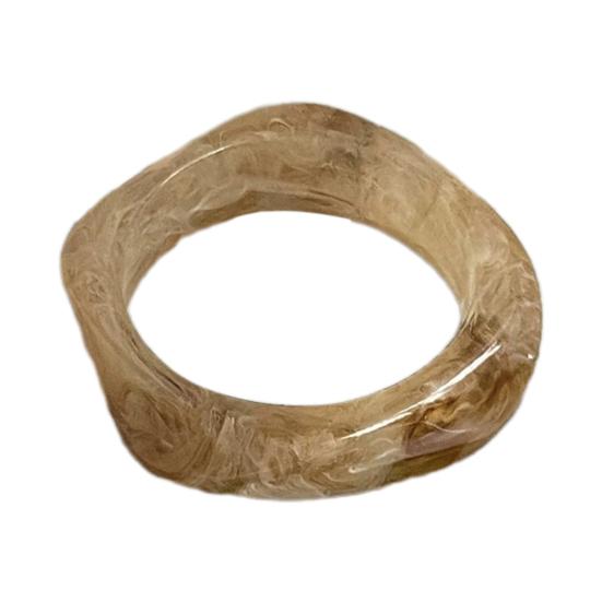 Акриловый браслет в стиле ретро, с нерегулярным геометрическим дизайном, женский браслет-манжета, ручная работа, эффектный браслет, модный аксессуар