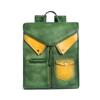 Johnature Vintage Genuine Leather Backpack Women Bag Leisure Large Capacity Real Cowhide Travel Bag Creative Backpacks
