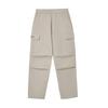 JACK&JONES Men's Loose Fit Cargo Pants with Letter Embroidery