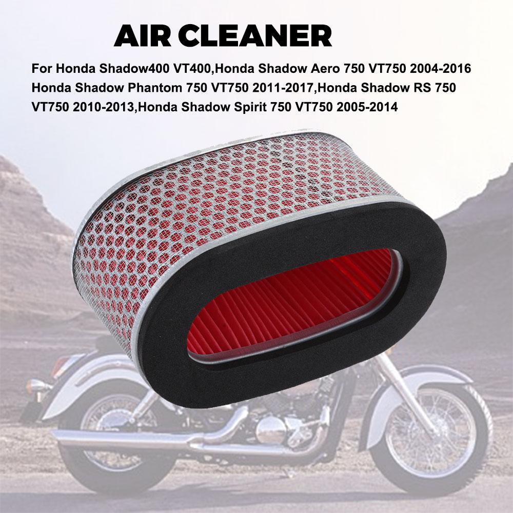 Motorcycle Air Filter Intake Cleaner For Honda Shadow 400 750 ACE Deluxe VT400 VT750 1997 1998 1999 2000 2001 2002 2003