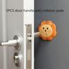 5PCS Silicone Door Handle Anti-Collision Pads, Adhesive Bumpers for Glass, Metal, Countertop, Tile