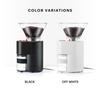BODUM Coffee Mill Electric Mill BISTRO Bistro Electric Coffee Grinder Conical Blade Prevents Uneven Grinding Quiet Grind Adjustment Off-white
