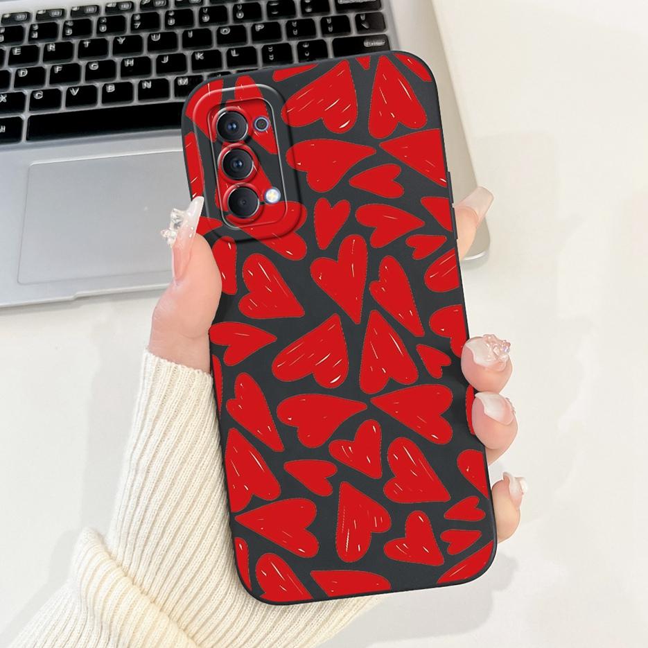 Чехол для Oppo Reno4 Pro 5G CPH2089 Роскошный Покрашенный Конфетный Чехол Мягкий Силиконовый Чехол для Телефона Для Oppo Reno 4 Pro Reno4 4G CPH2113 Сумки
