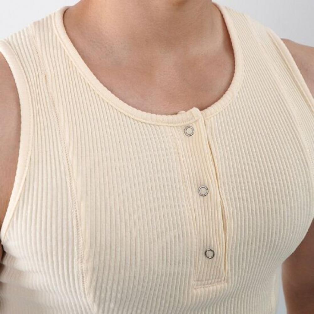 Onl Men S Pig Henry Neck Mango Ribbed muScle Tank 1 + 1