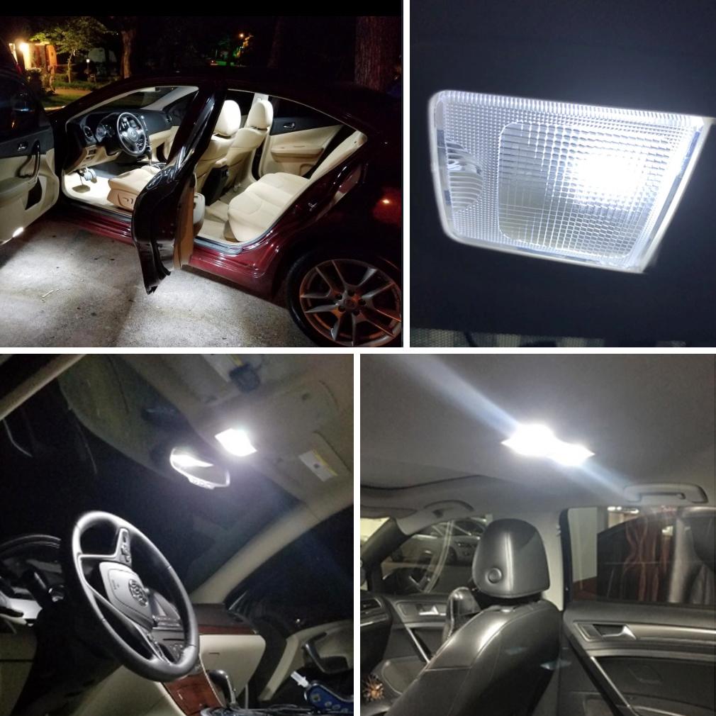 1 шт. панель светодиодная купольная лампа для чтения карта лампа COB 18 24 36 48SMD освещение салона автомобиля авто лампа C5W Festoon BA9S T4W T10 светодиодный адаптер