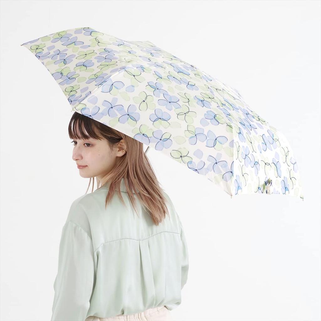 Nifty Colors Folding Umbrella Clear Flower Mini 55 1622LG