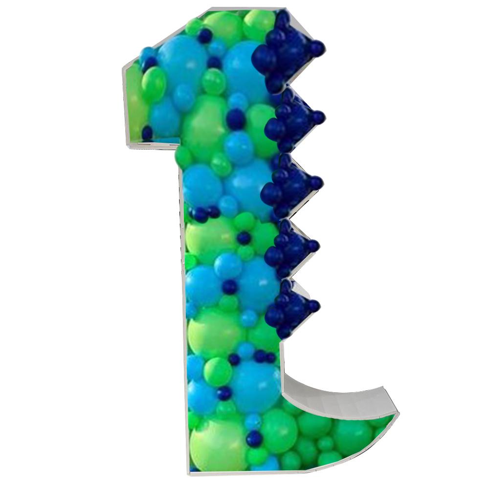 1 шт. 73 см рамка динозавра KT Board без воздушных шаров декор для вечеринки на день рождения мальчика детские подарки домашнее украшение для вечеринки только KT Board