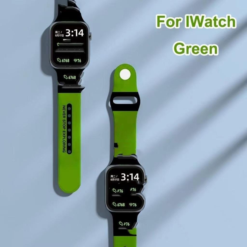 Силиконовый ремешок для часов AppleWatch, ремешок 49 мм, 44 мм, 40 мм, 45 мм, 41 мм, 42 мм, 38 мм, ремешок для часов, браслет Correa IWatch Ultra Series 8 7 6 5 4 SE