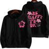 Hip Hop Street Casual Red Lips and Diamond Print Female Zip Hoodies Fashion Hoodie New Sweatshirts Autumn Warm Fleece Clothing