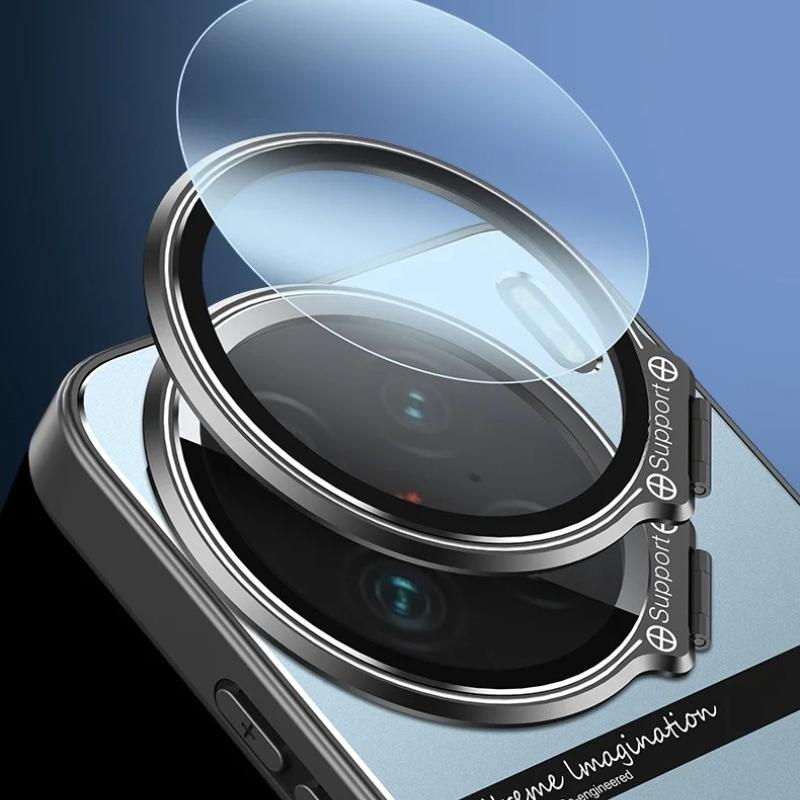 For Vivo X100 Ultra X100S Pro Metal Lens Camera Holder Cover for Vivo X100Ultra X100 S X 100 Pro Shockproof Slim Matte Protection Kickstand Case