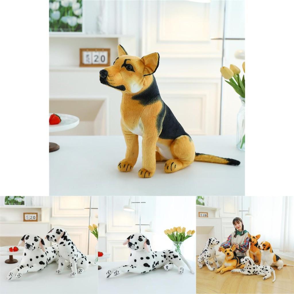 Реалистичная плюшевая игрушка-собака Очаровательная овчарка Шарпей Далматин Собака с длинными ушами Подарок