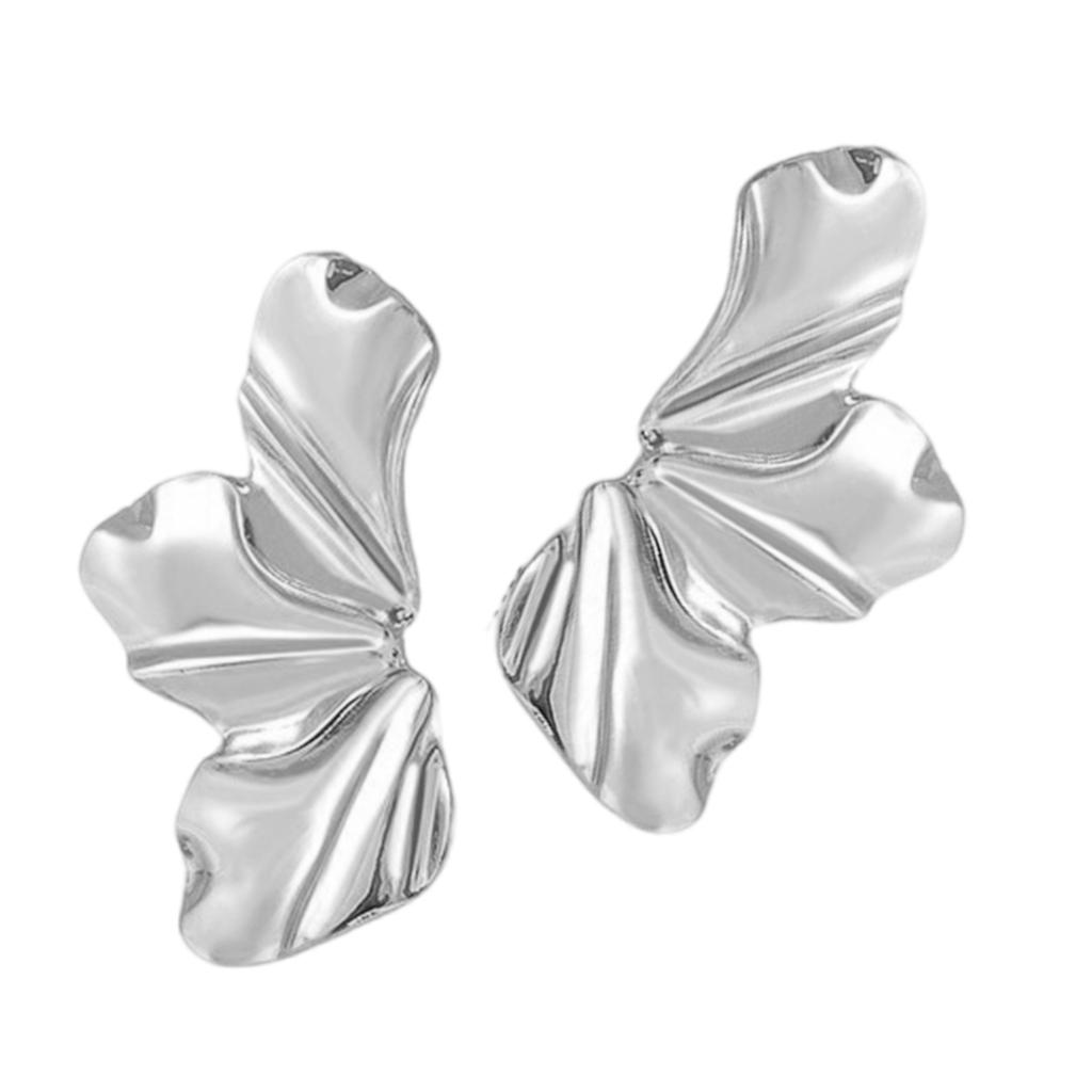 Модные прочные серьги из сплава с уникальными лепестковыми узорами для офисных работников и студентов