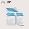 Homlly 10pcs Travel Roll-Up Compression Space Saver Bags - No Vacuum or Pump Needed