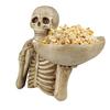 Хэллоуин Череп Конфетница Страшный Скелет Ключ Поднос для хранения фруктов и закусок Смола Панк Череп Декор для дома Столешница Вечеринка Бар