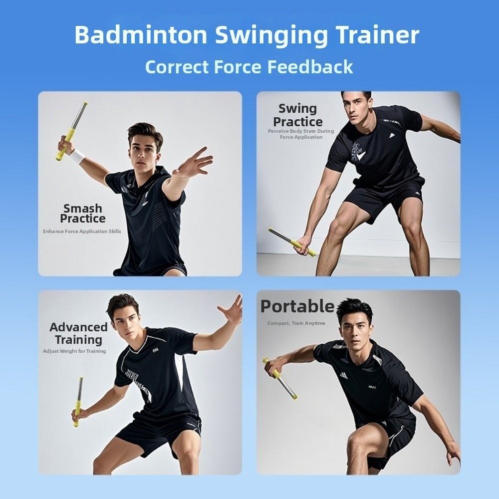 Practicing Guide Racket Swing Trainer Lightweight Badminton Training Stick  Swing Correction Tool