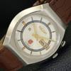 VINTAGE RICOH R31 AUTOMATIC JAPAN MENS SILVER COLOR DIAL WATCH A701927-5 R207-a701927