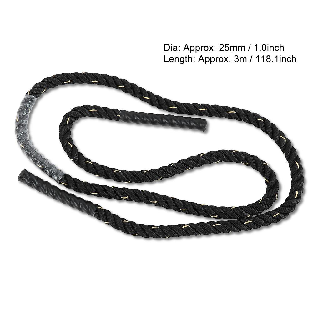 3m Heavy Throw Big Rope Physical Train Ropes 25mm for Combat Fitness Muscle Training