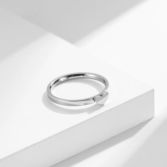 2 шт. кольцо на палец с гальваническим покрытием, яркий блеск, полое сердце, полированное изысканное мастерство, платье