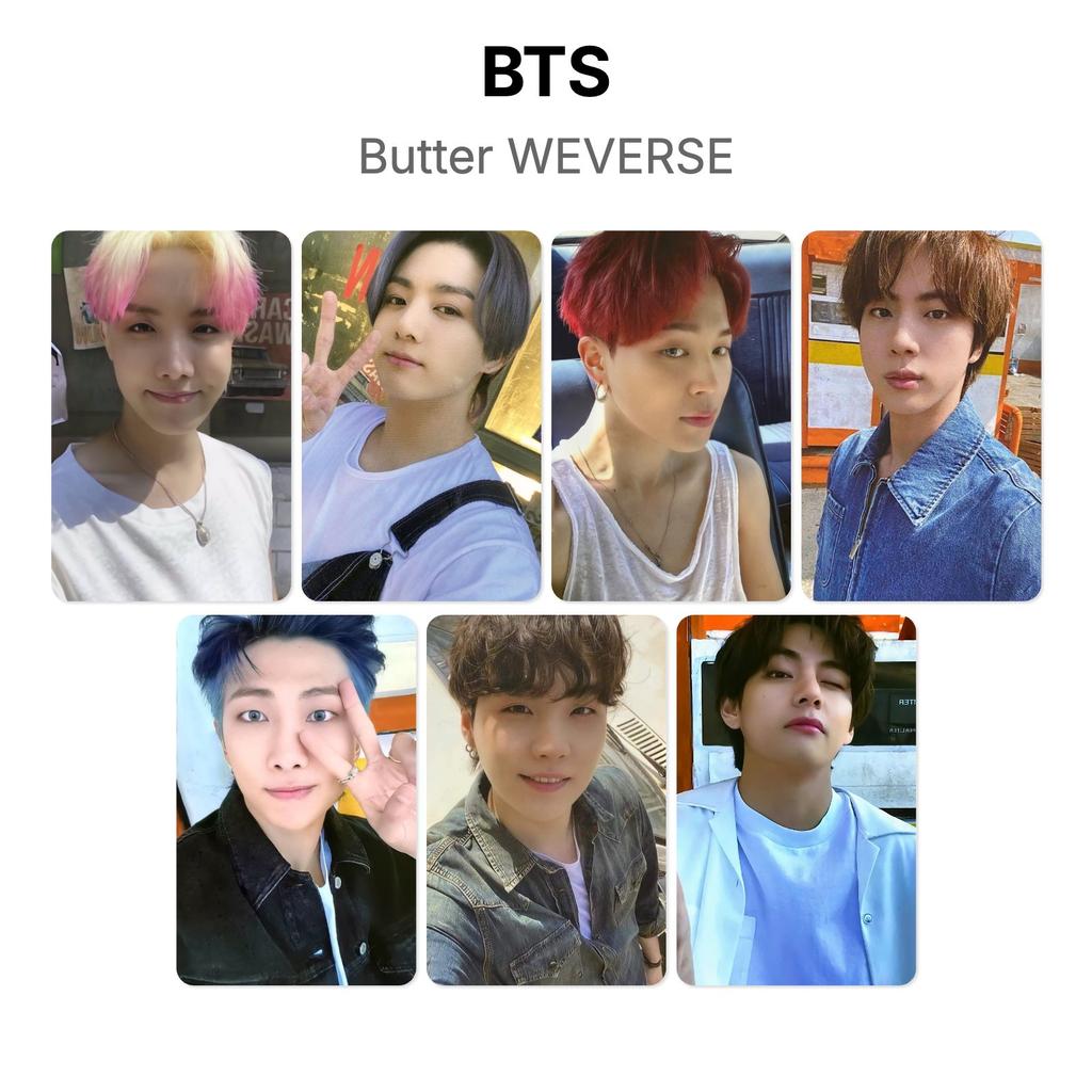 BTS Фотокарточка Butter WEVERSE Official