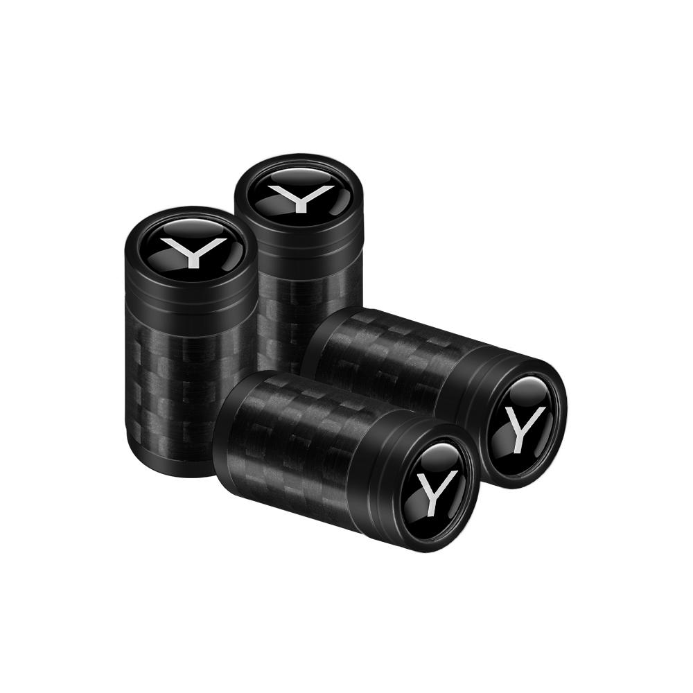 whalq7 4pcs Car Wheel Tire Valve Caps Tyre Rim Stem Covers for Tesla Model 3 Model S Model X Model Y Roadster SpaceX Cybertruck