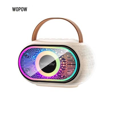Портативная Bluetooth 5.3 колонка WOPOW AP08 с микрофоном, штекер CN (адаптер в комплекте)