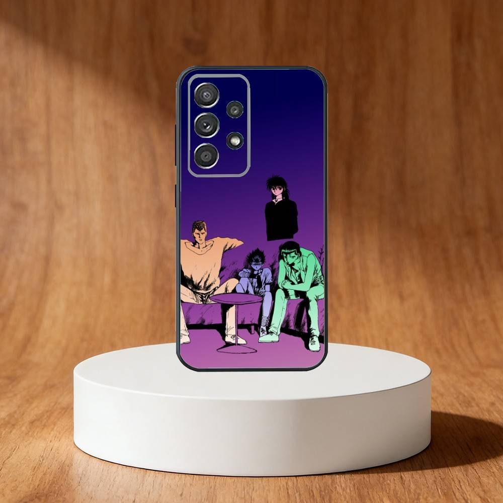Чехол для телефона с комиксами Y-Yu H-HakushoS Для Samsung S25, S24, S21, S22, S23, S30, Ultra, S20, Plus, Fe, Note, 10, 9, 5G Черный Чехол