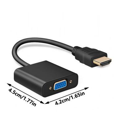 Адаптер-конвертер видео VGA в 1080P для ПК, ноутбука, HDTV, проекторов и других устройств ввода