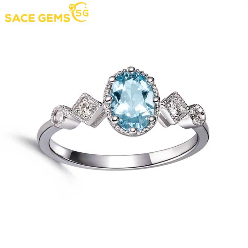 Sace Gems Классическое кольцо из медного сплава с цирконом, женские ювелирные изделия, свадебный подарок для вечеринки