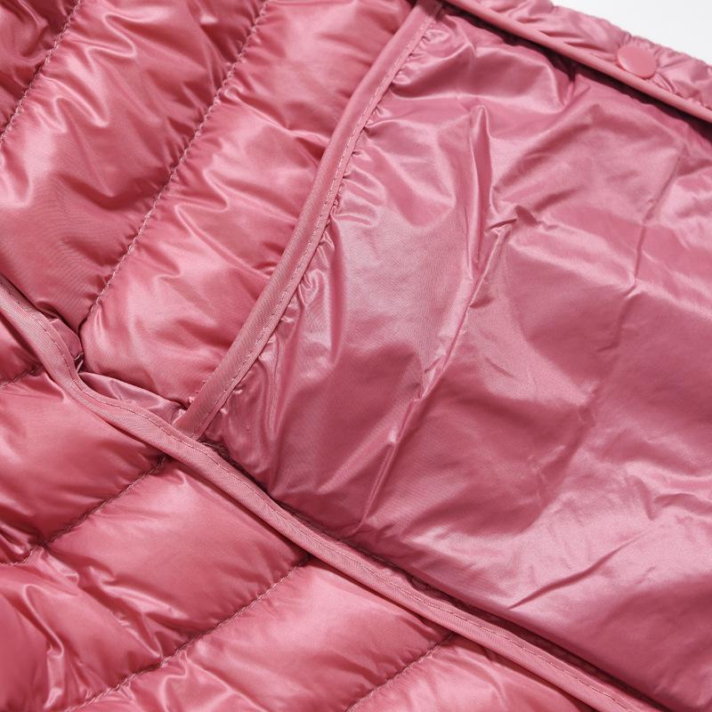 Осень Зима Женские Ультралегкие Пуховики Повседневные Приталенные Длинные Жилеты из Утиного Пуха Женские Зимние Куртки Женский Теплый Жилет