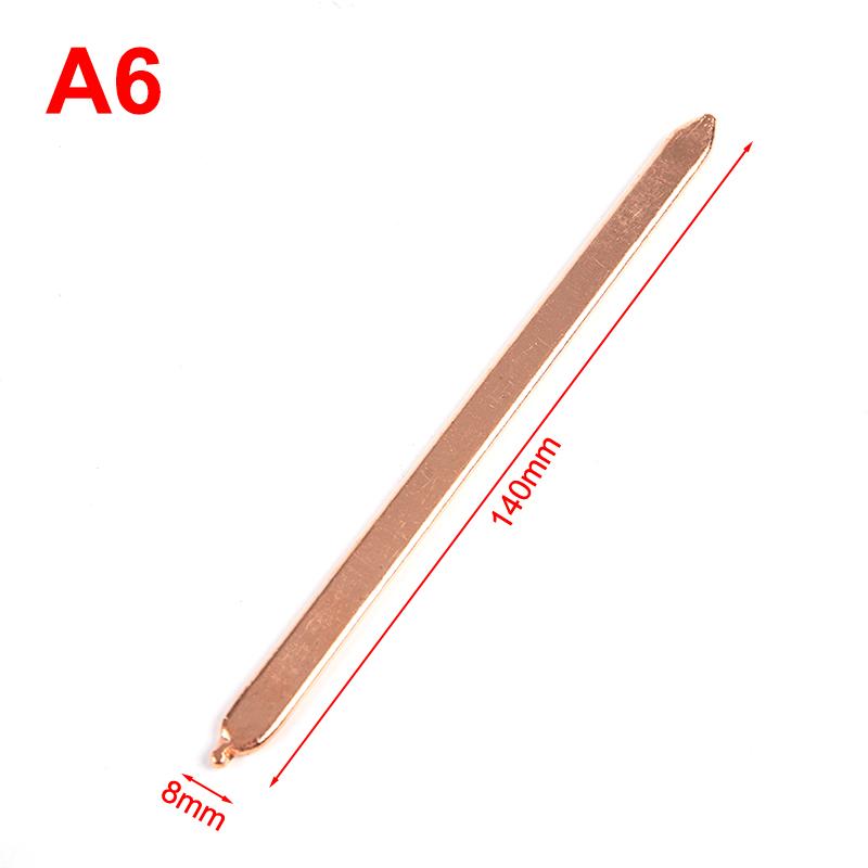 Copper Tube Diy Computer Laptop Cooling Notebook Heat Pipe Flat Tube 60Mm-150Mm