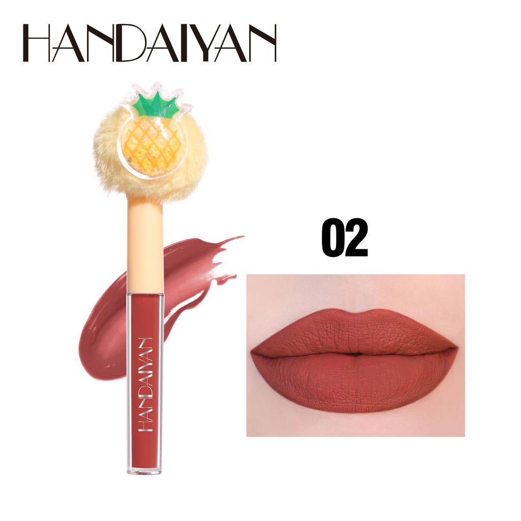 HANDAIYAN Stek Gjin Beker Lip Glaze Velvet Filvet Mist Матовая помада Reade Fruit Plusplus HEAD Gloss