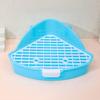 Hamster Litter Box Pet Corner Toilet Small Pet Potty Trainer Litter Tray Habitat Decor for Squirrel Chinchilla Rabbit