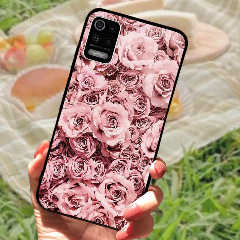 For LG K52 Q52 K62 4G Case Silicone Soft TPU Black Bumper Cover For LG K62+ Coque K62 Plus 4G Fashion Phone Protective Fundas