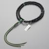 Buddhist Altar Store Takita Shoten Prayer Beads Soto Sect Authentic Rosary Beads Polished Ebony Indian Jade Tailored Shaku 2 Pure Silk String Tassels