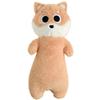 Puppy dog long throw pillow plush toy doll Shiba Inu Bull Terrier doll girl soothing doll
