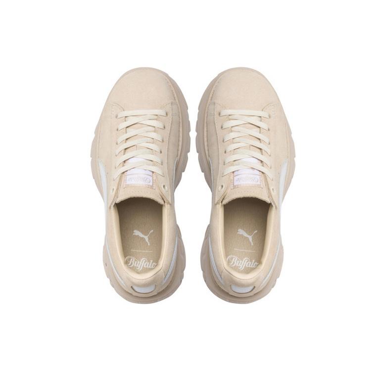 (WMNS) PUMA Buffalo x Suede Classic 'Beige White' Women's 368499-04