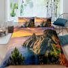 3D Print Natural Landscape Camping Night Sky Comfortable Duvet Quilt Cover Pillowcase Bedding Set Children Bedroom Home Textile