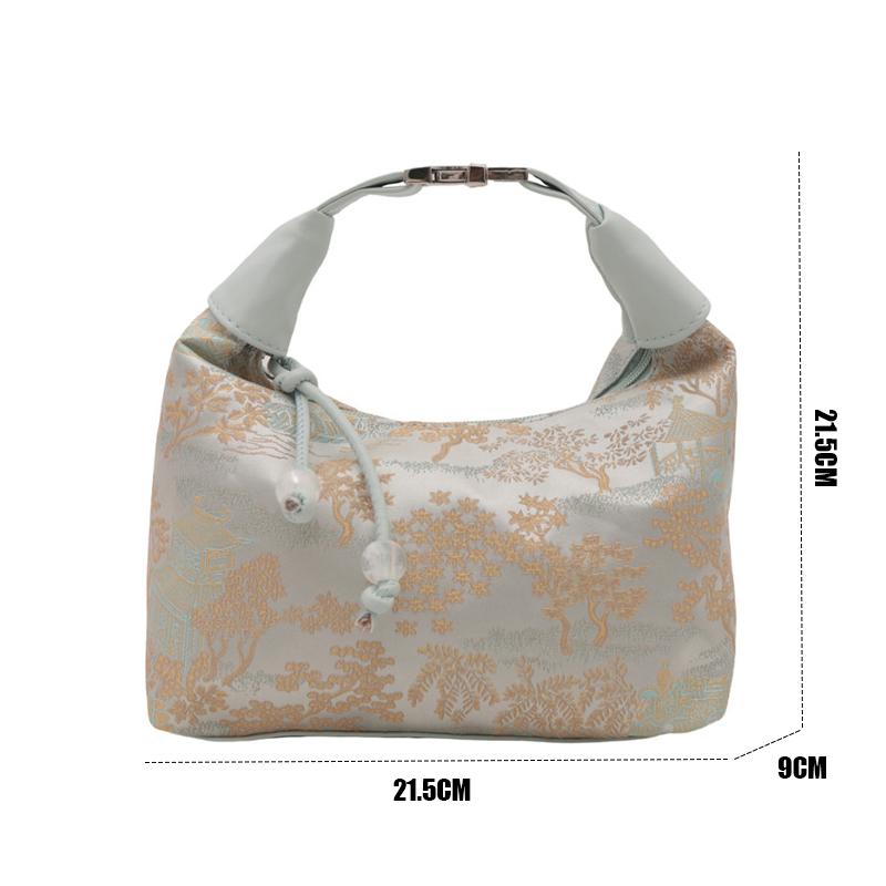 Женские сумки с тонкой вышивкой в китайском стиле 2025 Лето Сумка на плечо Кроссбоди Повседневная Вечерняя сумка-тоут для женщин