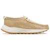 Clarks Walla Eden Lo Замшевые Повседневные Кроссовки на Шнуровке с Круглым Носком Мужские Бежевые 26176533