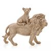 Naturecraft Sandstone Look Lion and Cub Ornament