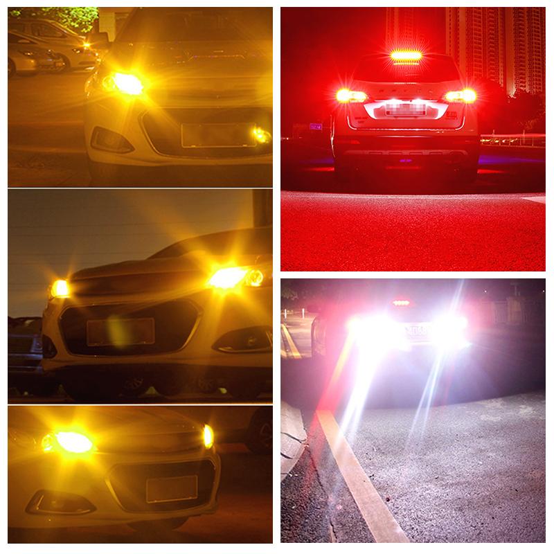 SEAMETAL Super Bright Car LED Canbus Light 1156 BA15S 1157 BAY15D P21/5W No Error For Car Turn Signal Lamp