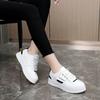 [Customized] G2-2 new 2025 spring breathable color-blocking women's shoes white shoes increase height casual Korean sports women's shoes