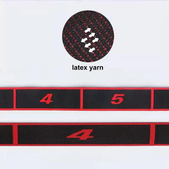 Ремешок для упражнений, растягивающий ремень для йоги, износостойкий многопетлевой дизайн, физиотерапевтический растягивающий ремень, оборудование для упражнений на ноги